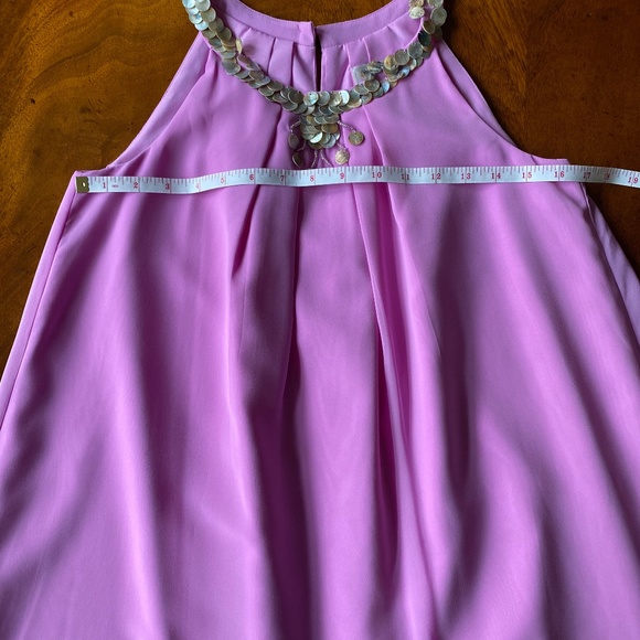 Blush by Us Angels party dress A-line embellished halter 14 - Picture 4 of 13